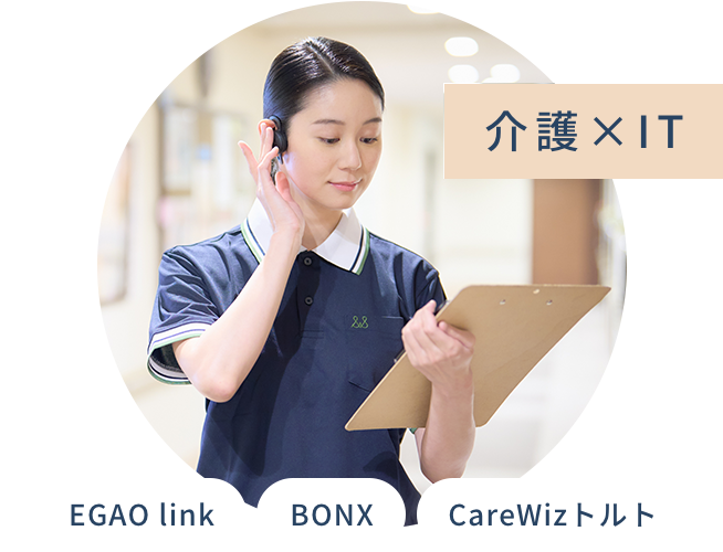 介護×IT EGAO link BONX CareWizトルト